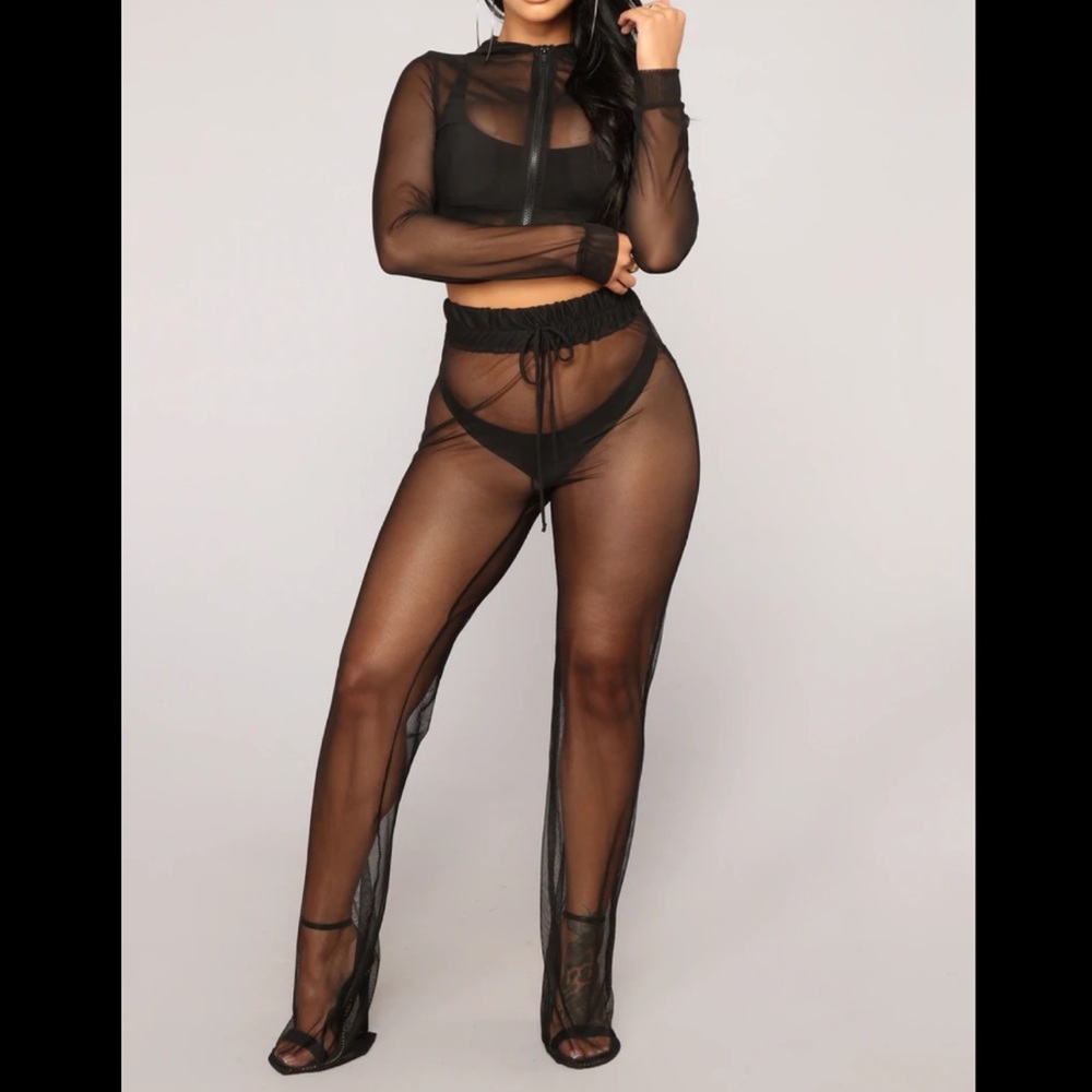 MESH COVER UP SET